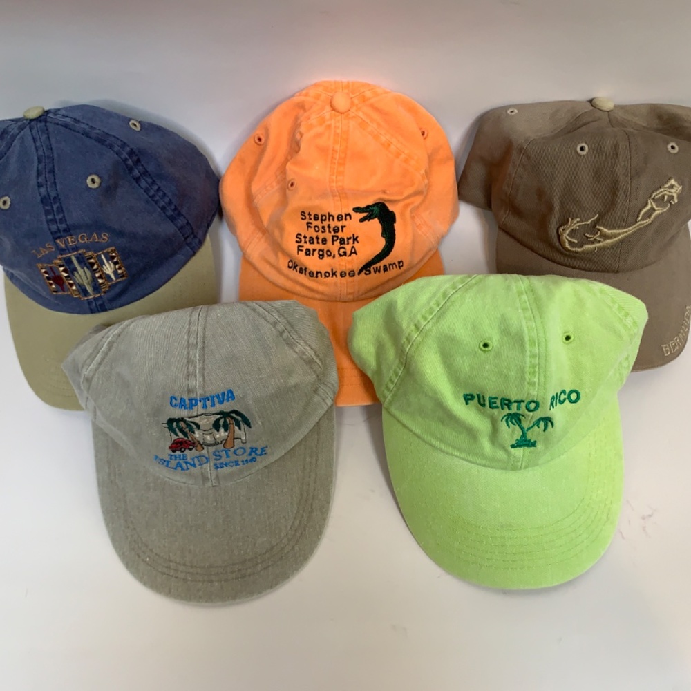 5 - Ball Caps from Travel Destinations